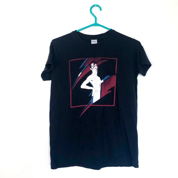 David Bowie T-shirt size medium band tee - Picture 1 of 3